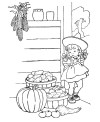 kids thanksgiving coloring book pages