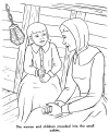 Pilgrims coloring pages to print